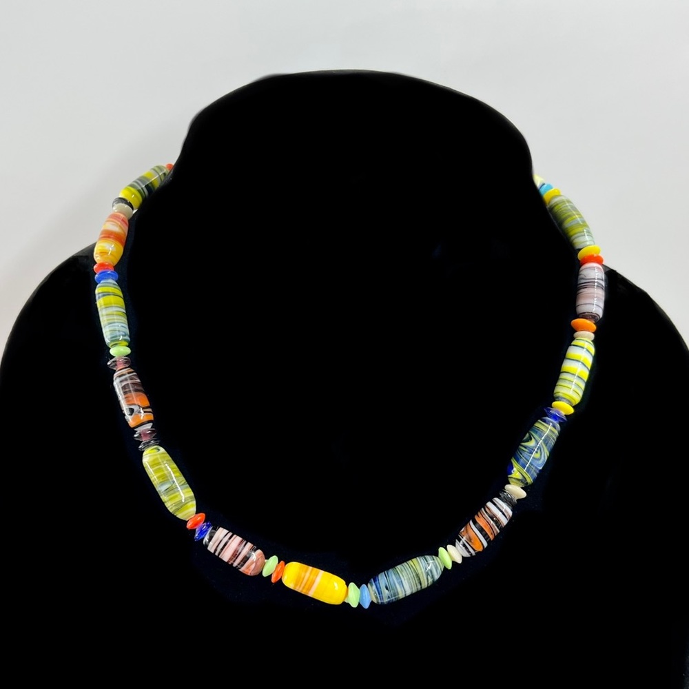Vintage Glass Bead Necklace
